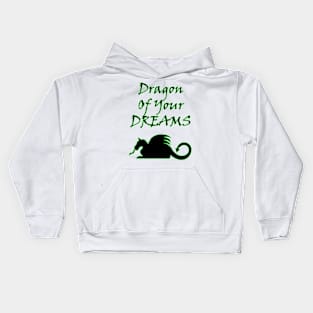 Dragon Of Your Dreams (Black) Kids Hoodie